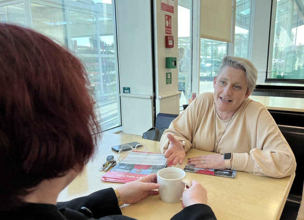Ashley meeting with a constituent