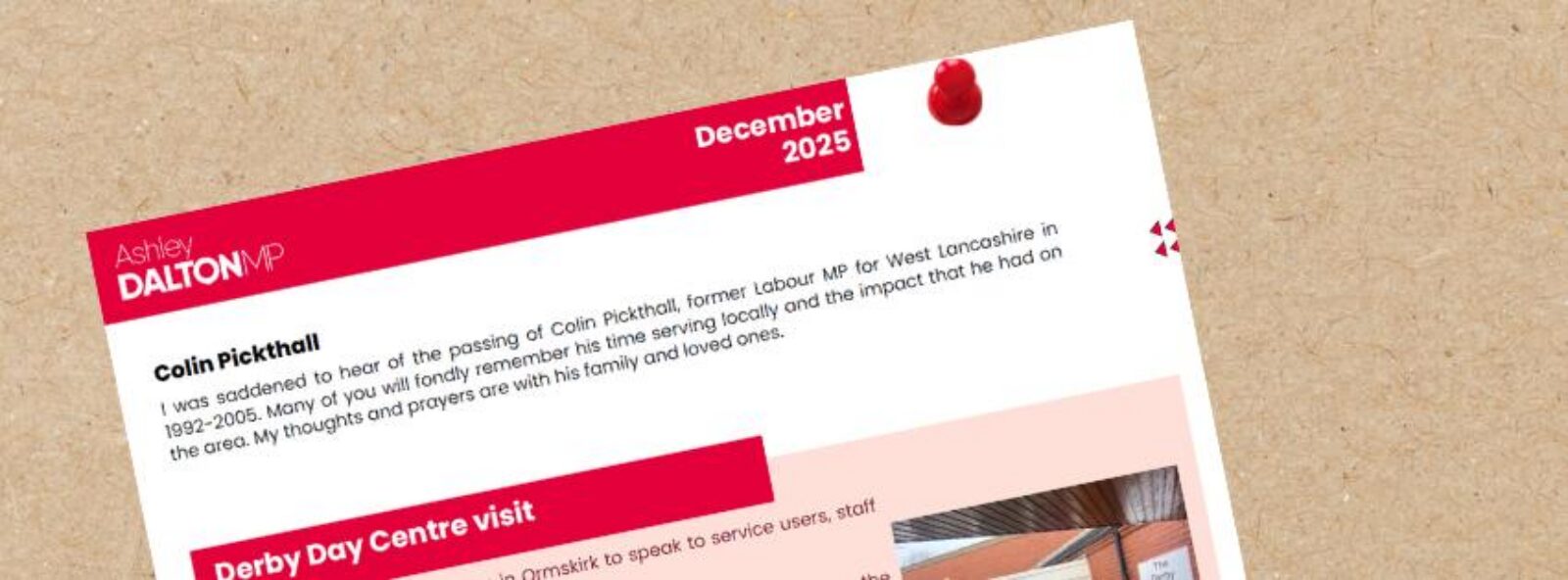 Preview of newsletter